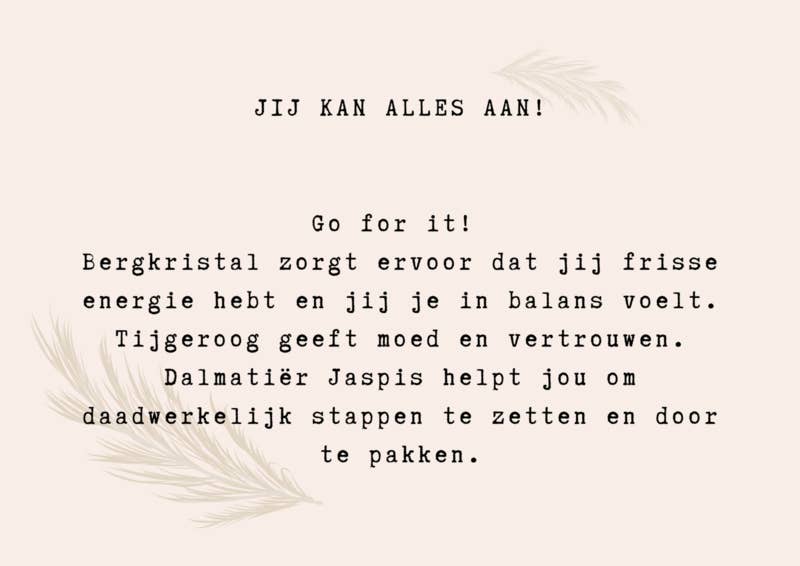 Typisch Shanna - Wholesale Beaded Bracelet - Gemstone Affirmation Bracelet - You can do anything!1