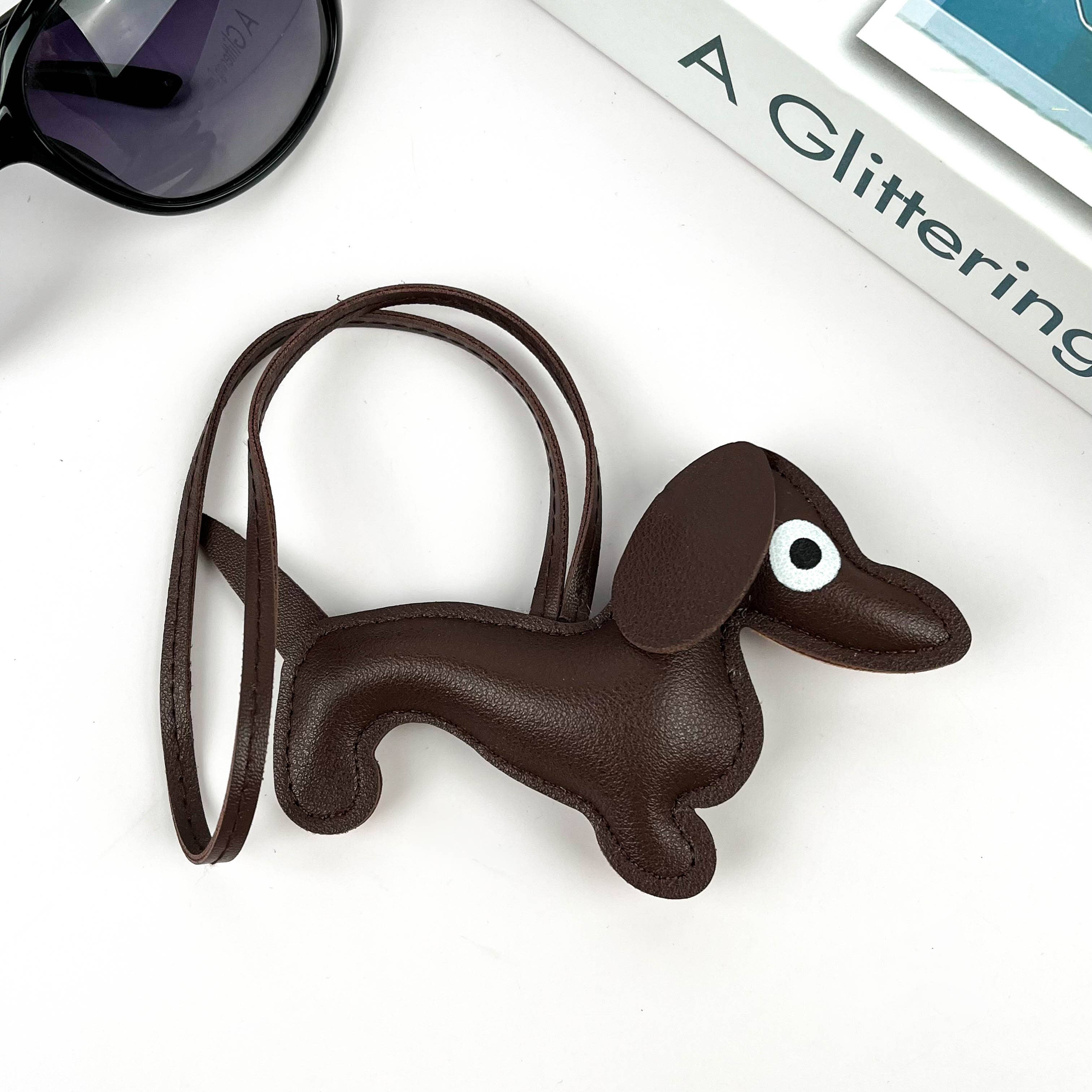 SoapElenGlen - Wholesale Purse/Bag Accessory - Women's - Dachshund Bag Pendant, Leather Strap Puppy Accessories9