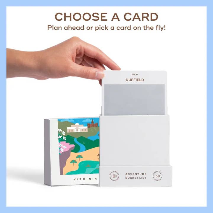 Reach International Outfitters - Wholesale Card Game - Virginia Adventure Bucket List