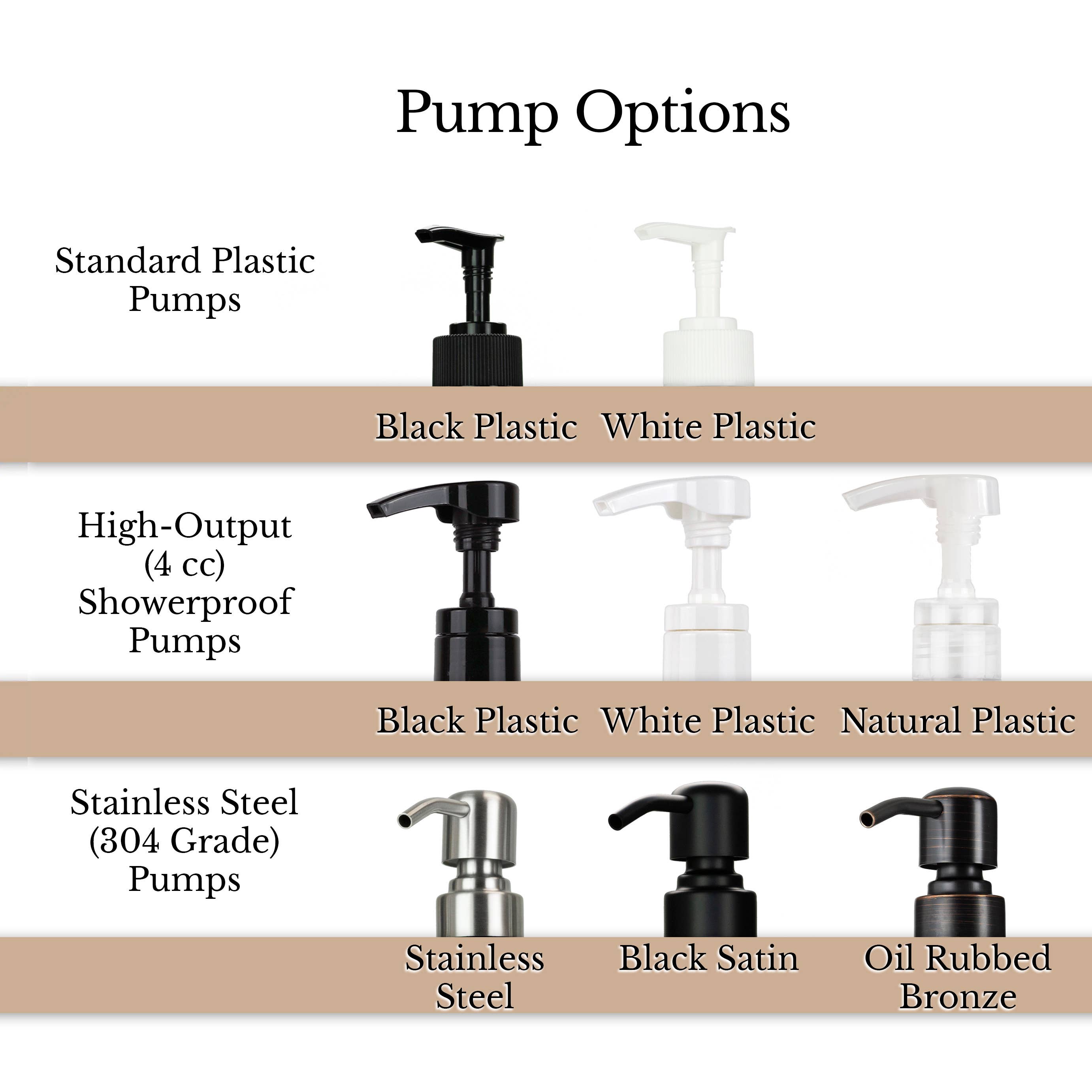 Artanis Home - Wholesale Soap Dispenser - Clear 16 oz Plastic Dispenser Set with Label Choices1