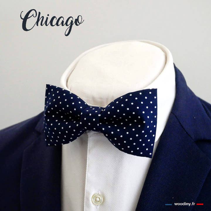 Noeud papillon Chicago pour la vente par WOODINY
