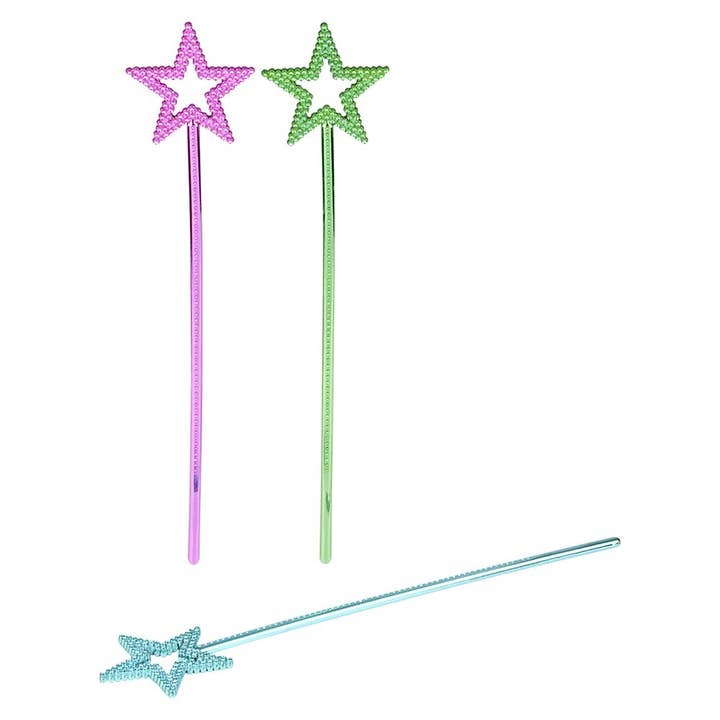 La Luna Bella - Toys - Wholesale Toy Wand - Kids - 14.5" METALLIC STAR WAND LLB toy-wand kids