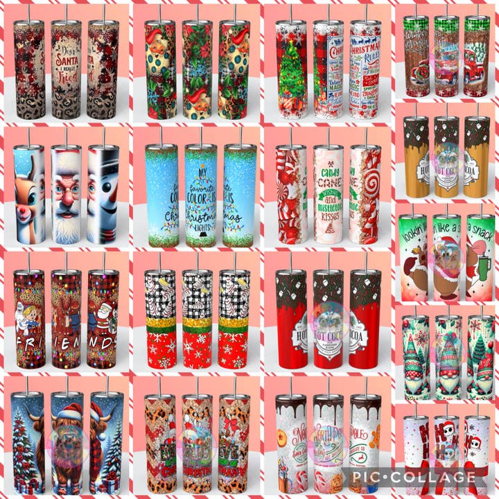Christmas Tumbler for wholesale by C&P Designs