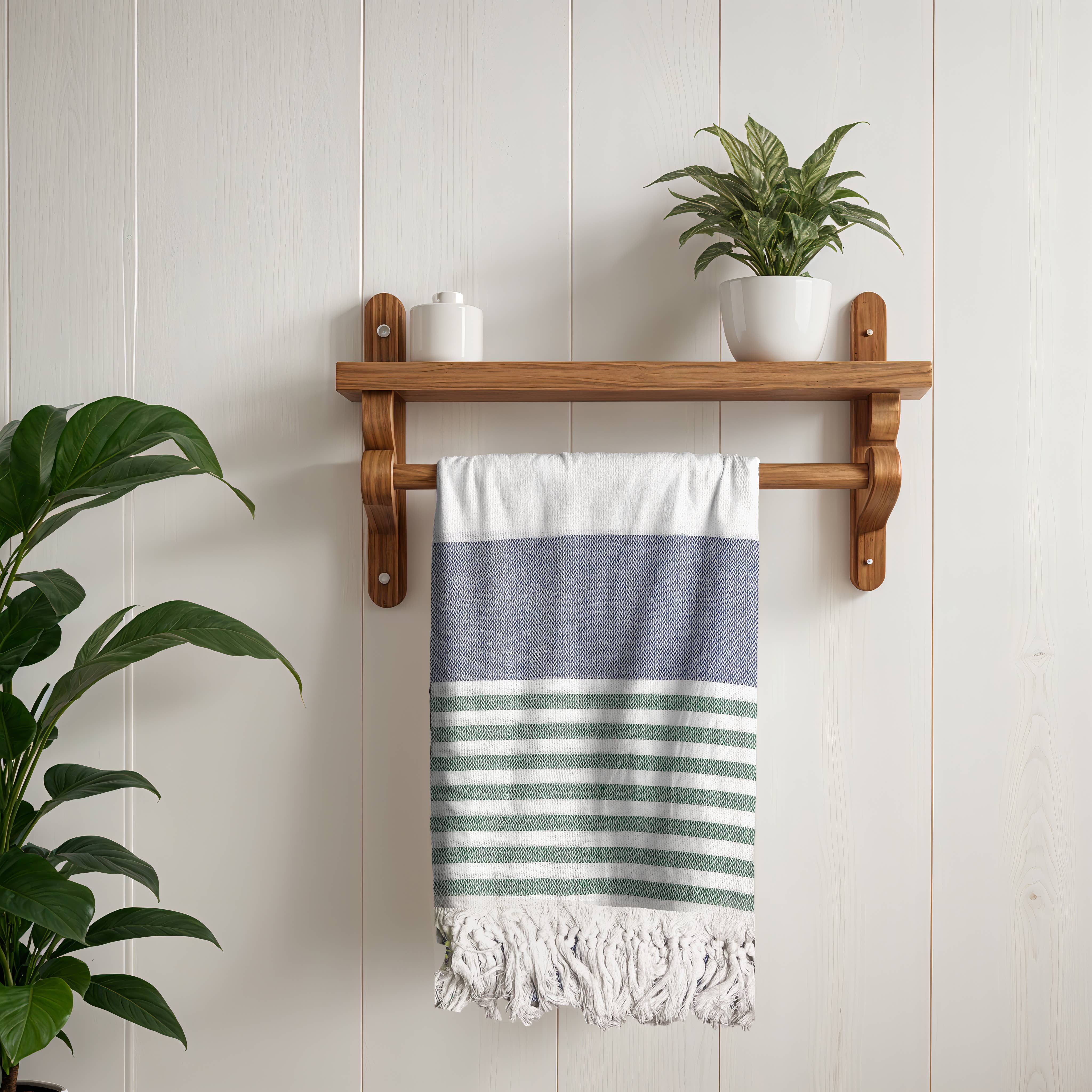 Gia Roma - Wholesale Bath Towel - Large Cotton Towels & Decorative Accent with Bamboo Tassels0