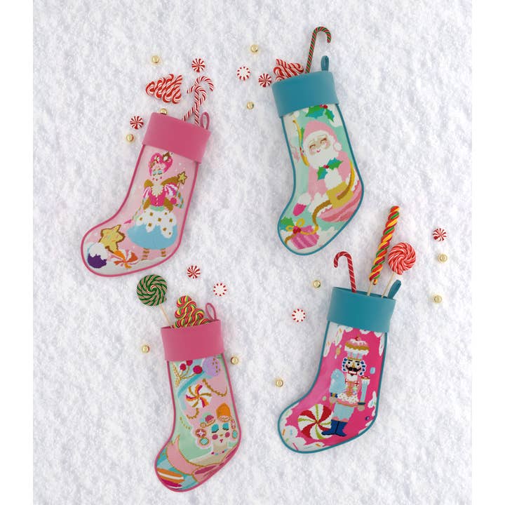 Peking Handicraft - Wholesale Holiday Stocking - Marie Sweet Embroidered Stocking