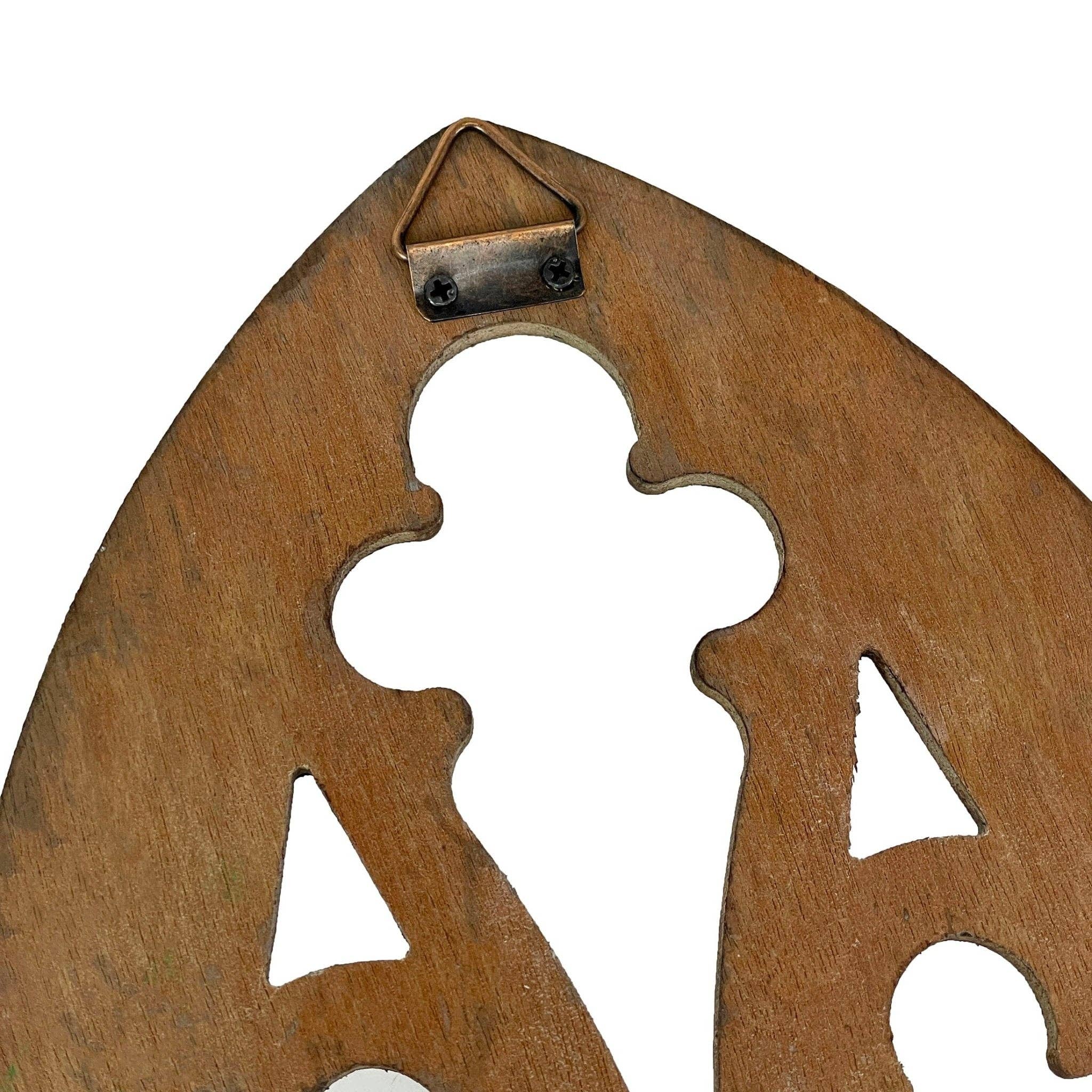 Zeckos - Wholesale Wall Accent - Set of 2 Washed Wood Gothic Arch Window Frame Wall Hangings 8