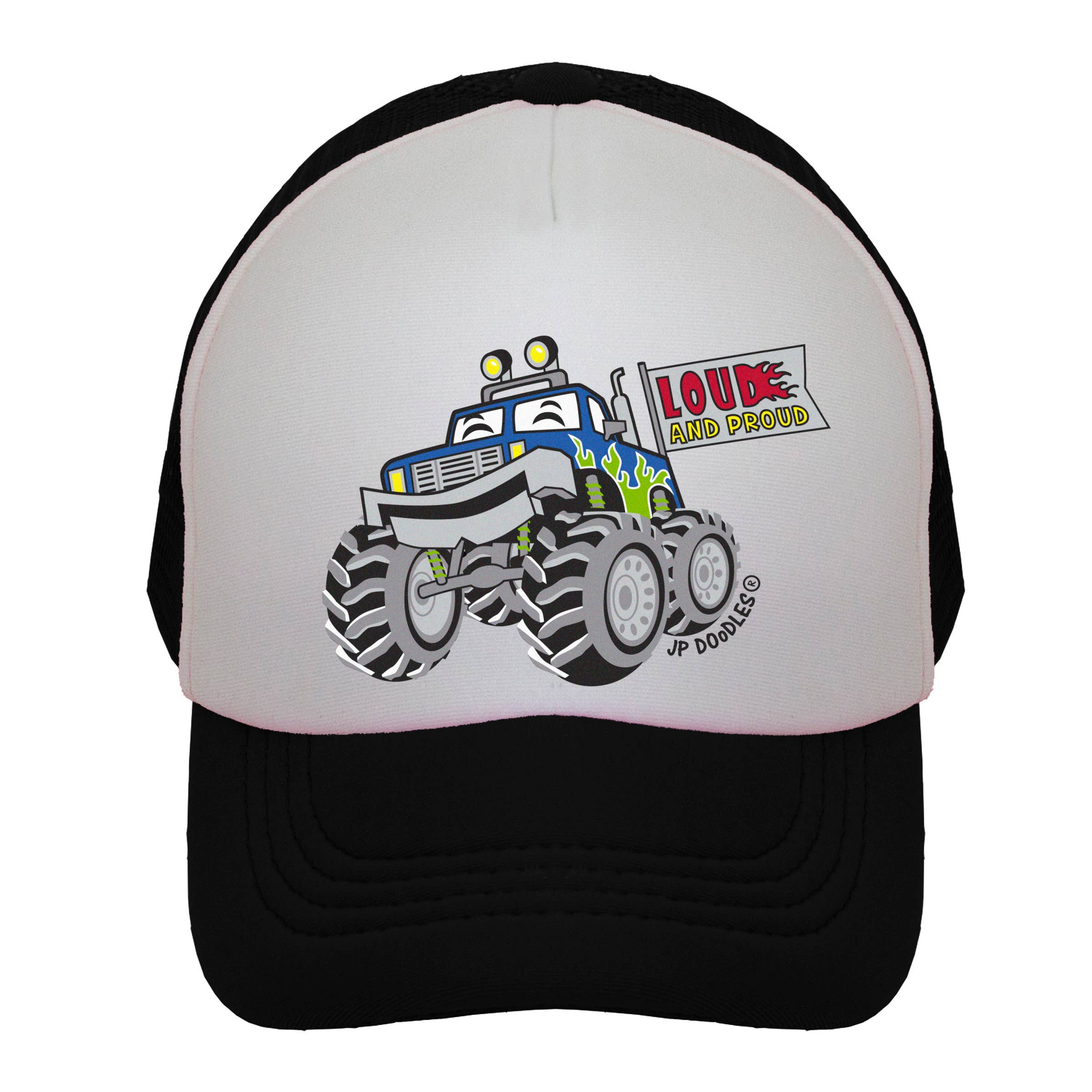 JP Doodles – wholesale Kids hat – Kids – Monster Truck Kids Trucker Hat1
