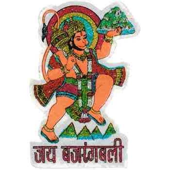 Hanuman Sticker - 2.5" x 4" (10 Per Pack) for wholesale by GREENROOTS USA LLC