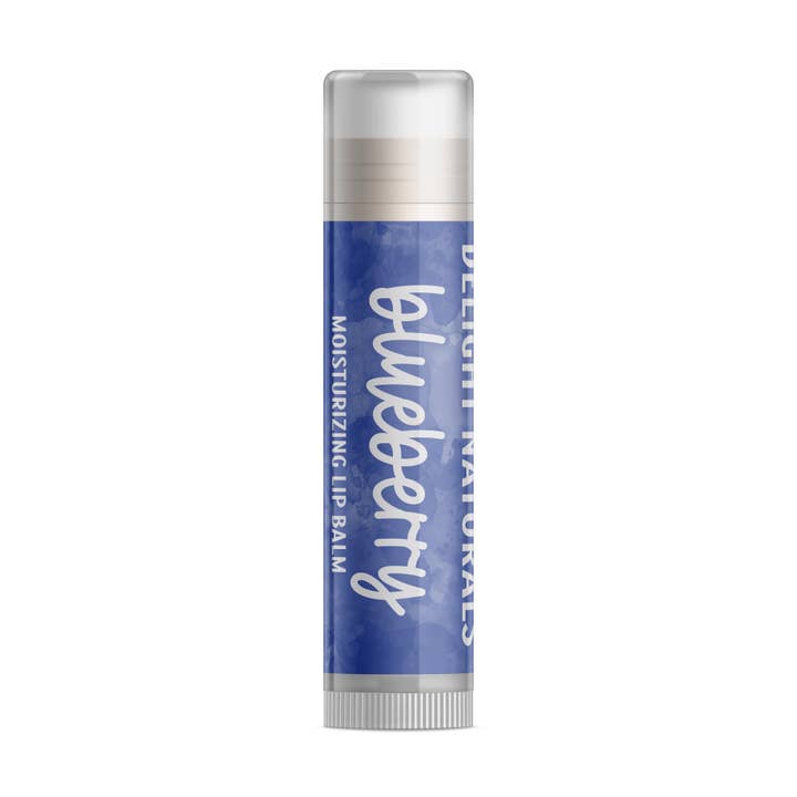 Blueberry Lip Balm for wholesale by Delight Naturals