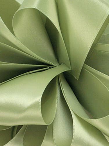 Double-Face Satin Spring Moss 1/4" x 100 Yards for wholesale by Berwick Offray Ribbon