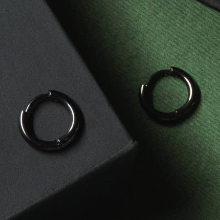 Standard Huggie (Black) for wholesale by Twistedpendant