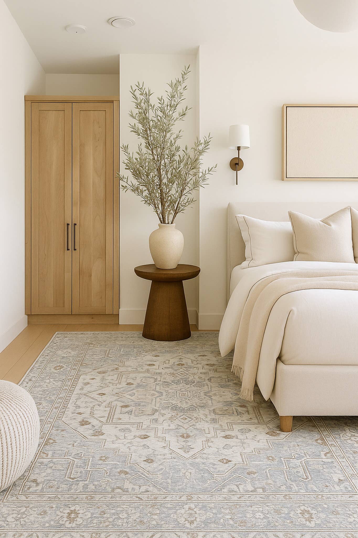 Persian Oriental Grey Beige Indoor Area Rug for wholesale on Faire1