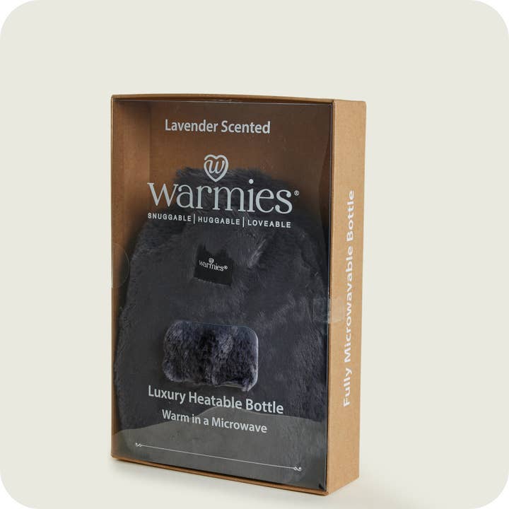 Warmies - Wholesale Hot/Cold Compress - Warmies Luxury Steel Grey Bottle