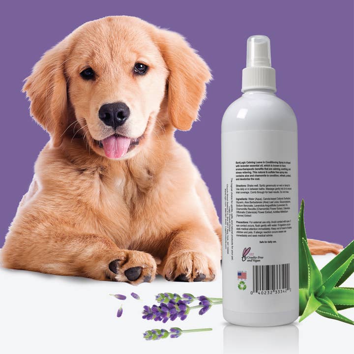Logic Products - Wholesale Pet Spray - Dog - BarkLogic Calming Leave In Conditioner Spray - Lavender