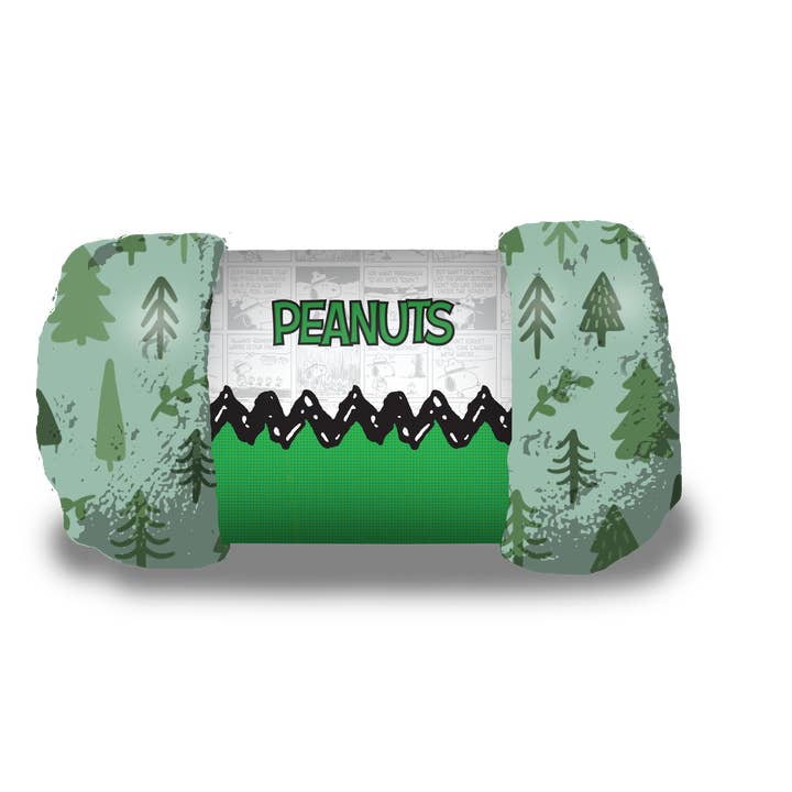 BRIEF INSANITY - Wholesale Throw Blanket - Snoopy Camping Throw Blanket1