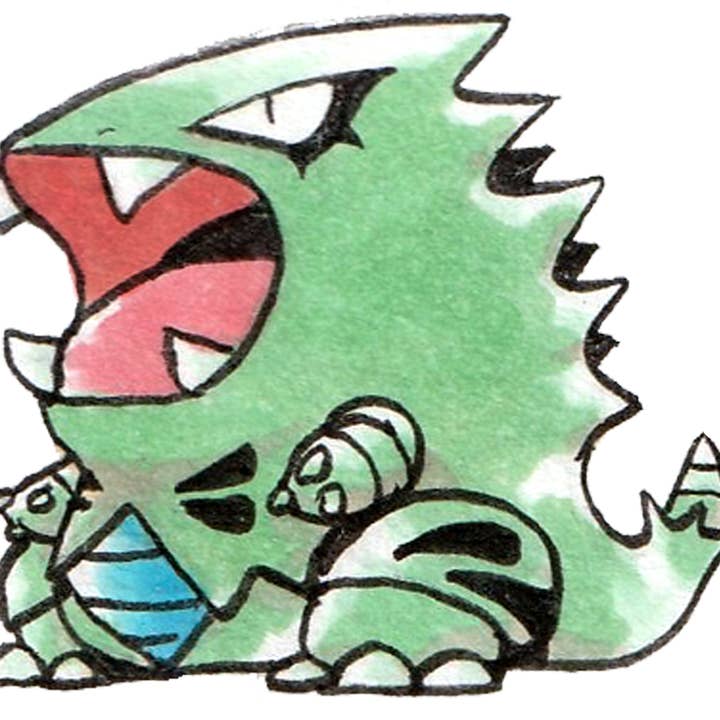 Tyranitar Chibi Sticker for wholesale by Dalton Doodles