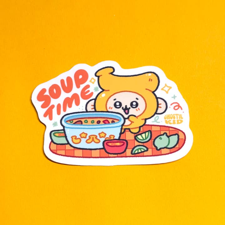 Soup Time Nana | Vinyl Sticker for wholesale by Ghostiekid