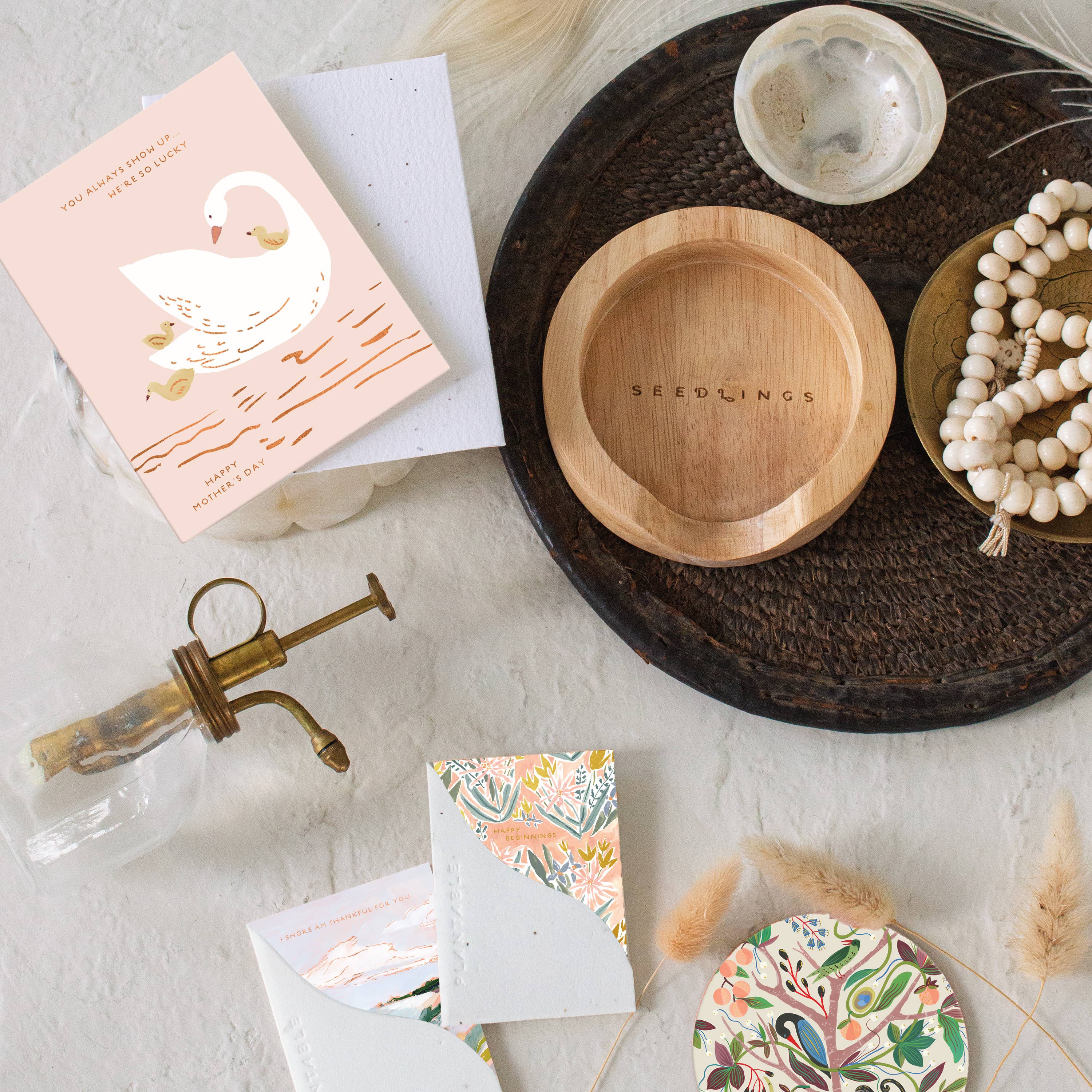 Seedlings - Wholesale Mother's Day Card - Mama Swan - Mother's Day Card3