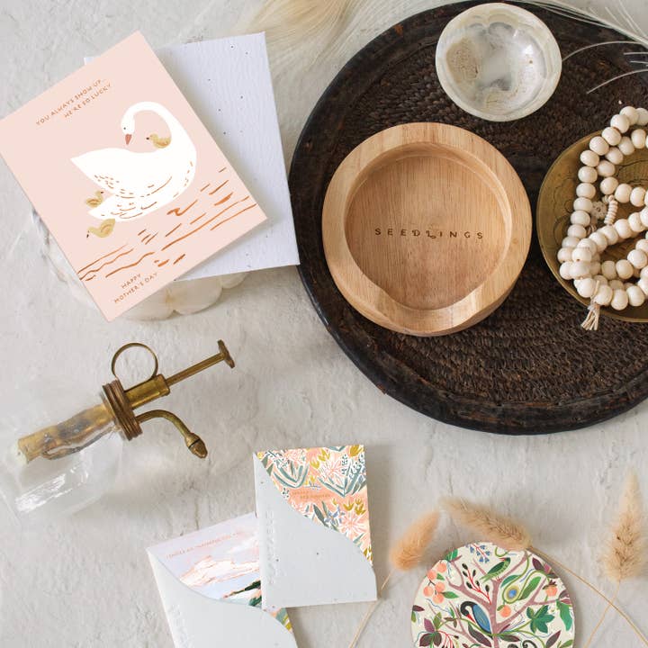 Seedlings - Wholesale Mother's Day Card - Mama Swan - Mother's Day Card3