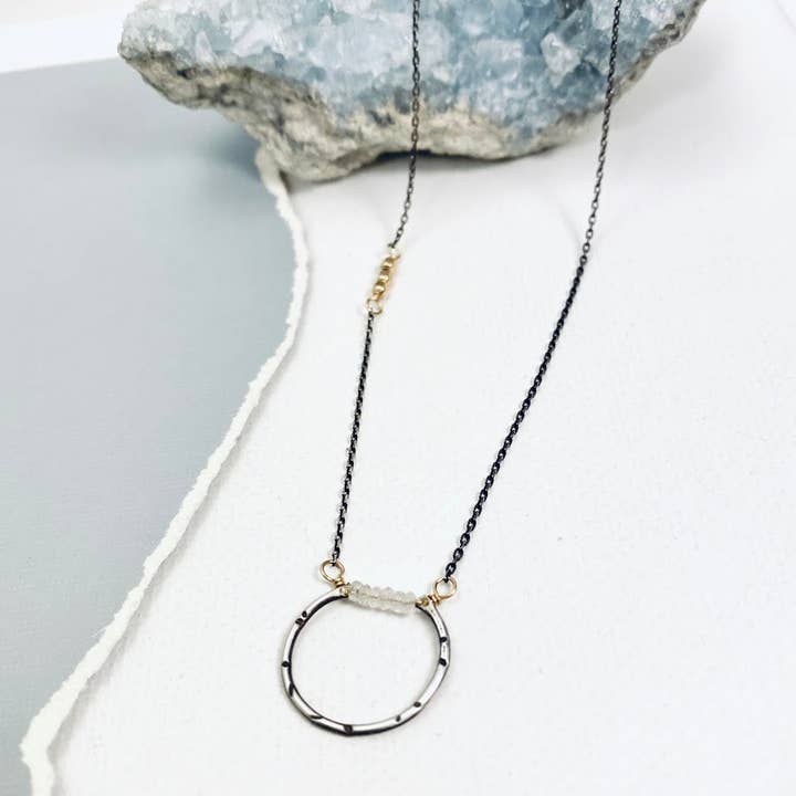 Oxidized Alchemy Necklace for wholesale by Laura J Designs