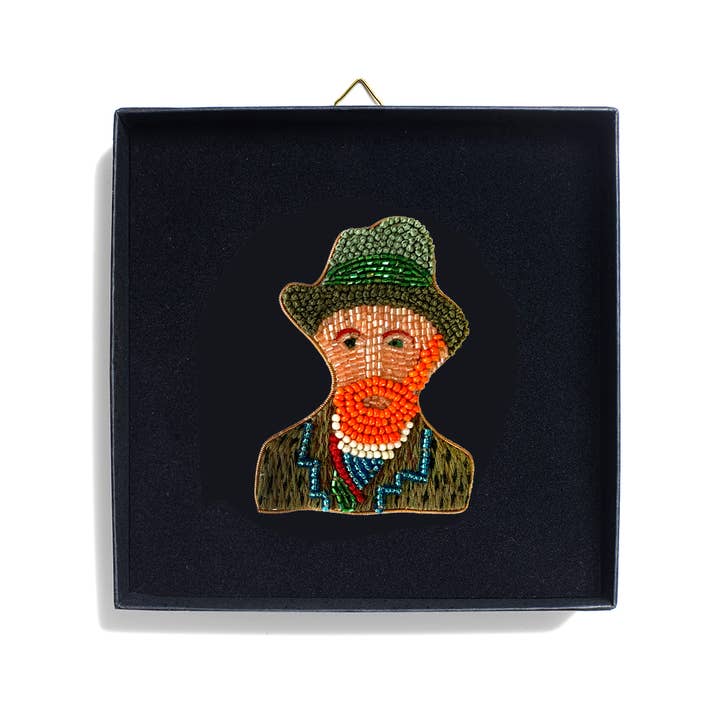 Hellen van Berkel HeartMadePrints - Wholesale Brooch - Van Gogh brooch handmade