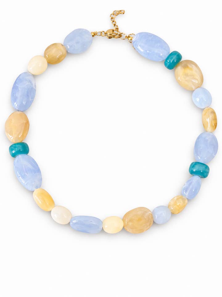 Halsband i färgad harts för wholesale av Dettagli di Moda