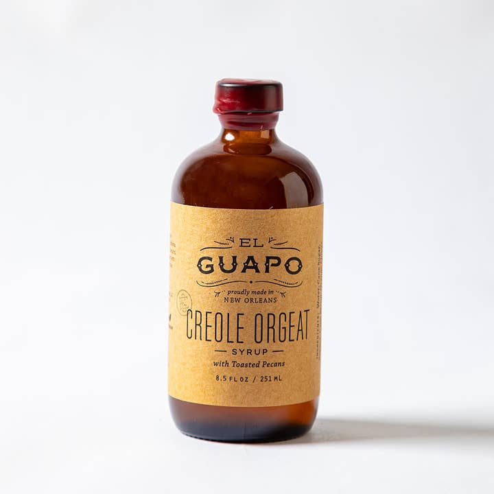 El Guapo - Wholesale Cocktail mix/syrup - Syrups: Creole Orgeat - A+ Pecan Syrup for Bourbon & Whiskey6