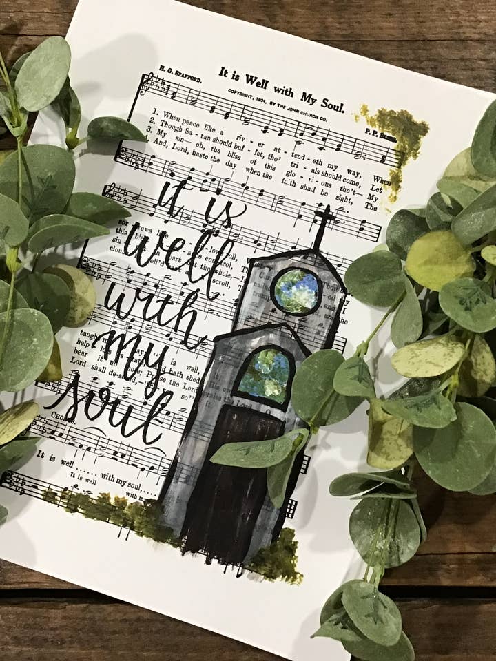 It is Well with My Soul for wholesale by Allen Burn Designs
