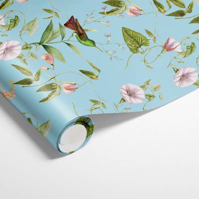 Blauer Chinoiserie Floral Runner für den Großhandel von JOSIL Paperie & Gift