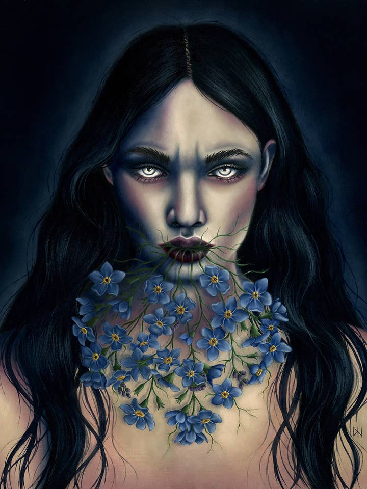 Stampa artistica «Speak No Evil» per la vendita all'ingrosso da parte di Destiney Hett Art