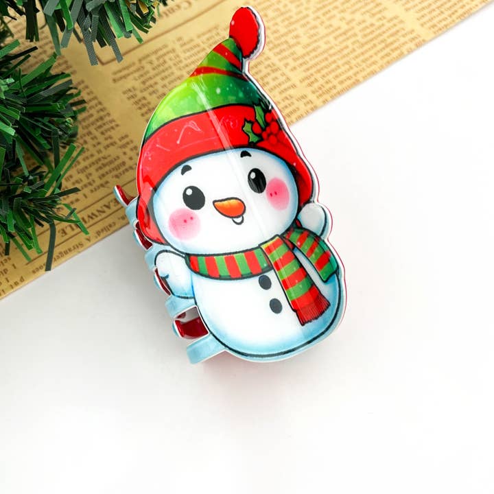 TheDivaSoap - Wholesale Hair Clip - Women's - Christmas Series Hair Claw Clips, Funny Holiday Hair Clip9