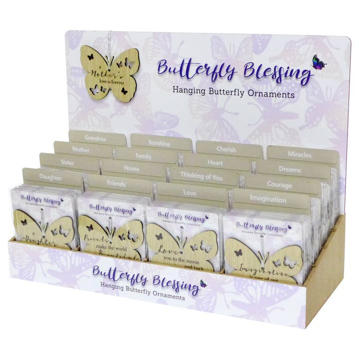 Ornamento farfalla in legno impiallacciato 4 « per la vendita all'ingrosso da parte di Tobin Tate