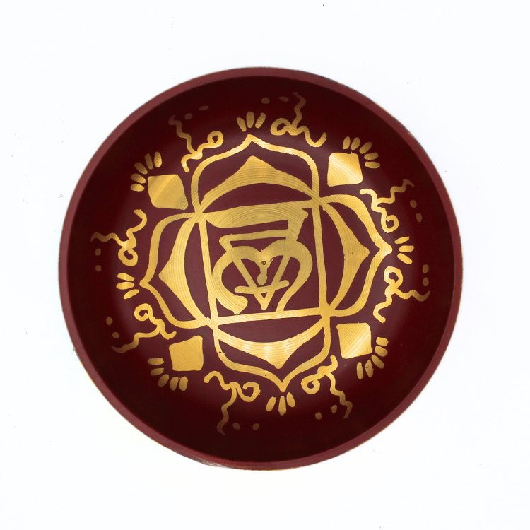 Green Tree - Wholesale Meditation Supplies - Root Chakra Singing Bowl Red1
