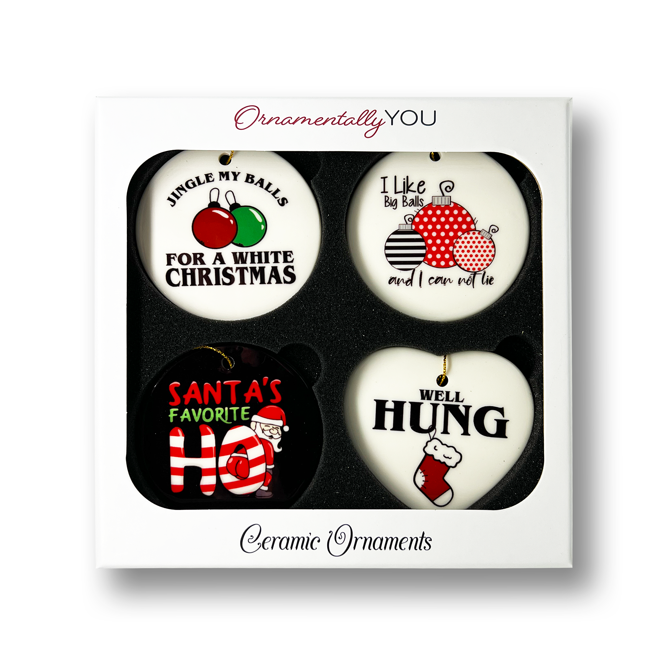 OrnamentallyYou - Wholesale Ornament Set - Dirty Joke Christmas Ornament Bundle5