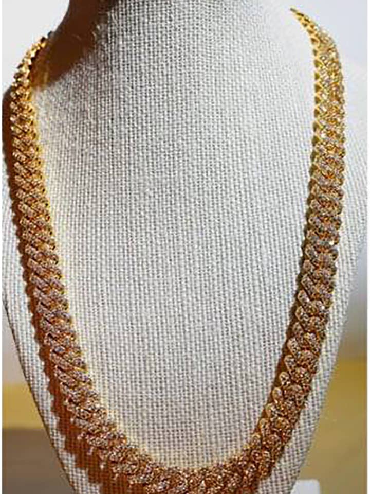 18K Gold Plated Cuban Chain for wholesale by Chikanele’s Collection