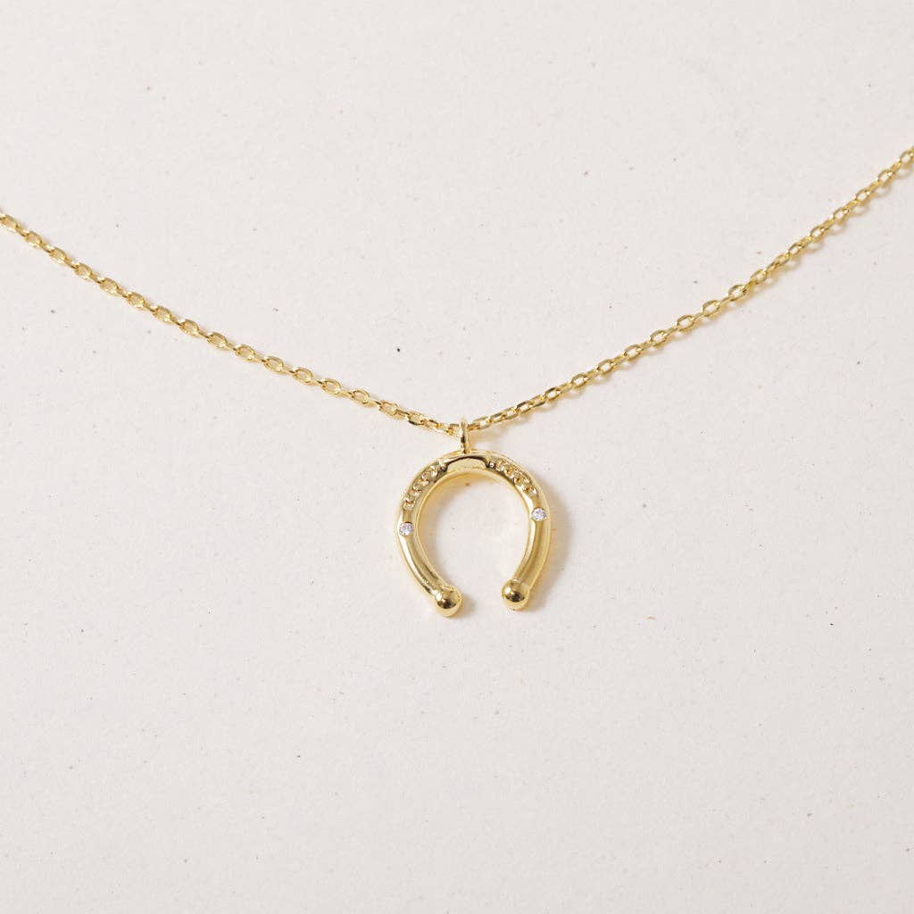 INKI STUDIO - Wholesale Pendant/Charm Necklace - Horseshoe Luck, Necklace1