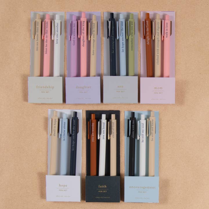Church Notes Co. - Wholesale Pen - Encouragement Pen Set