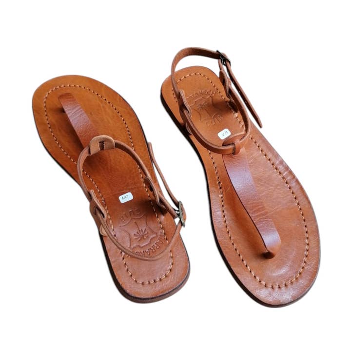 Sandali in pelle marocchina, sandali in pelle da donna. per la vendita all'ingrosso da parte di HandHappiness