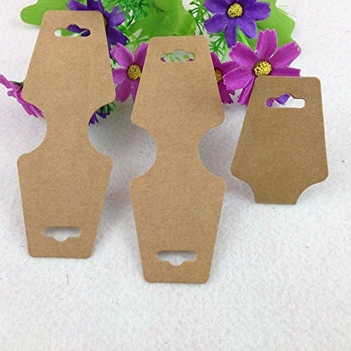 Zakka - Wholesale Jewelry Stand & Display - 200pcs Fold-Over Hanging Necklace Bracelet Jewelry Cards