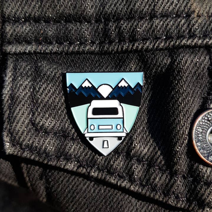 OR8DESIGN - Wholesale Lapel Pin/Button - Pin Badge - Campervan1