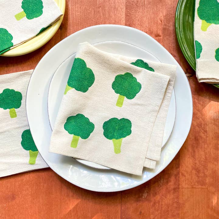 Bright Beige - Wholesale Dinner & Cloth Napkin - Hand Printed Natural Cotton Cloth Napkins