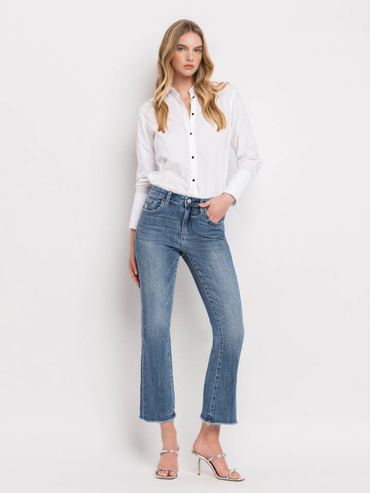Virtuous HIGH RISE KICK FLARE JEANS LV1054 for wholesale on Faire3