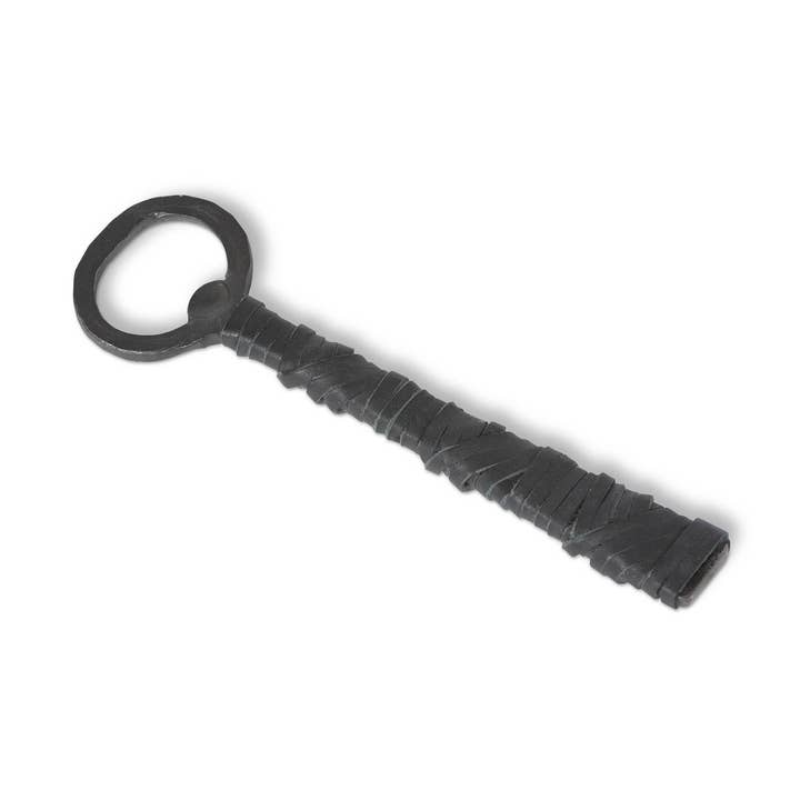 Park Hill Collection Leather Wrapped Bottle Opener for wholesale by Park Hill Collection