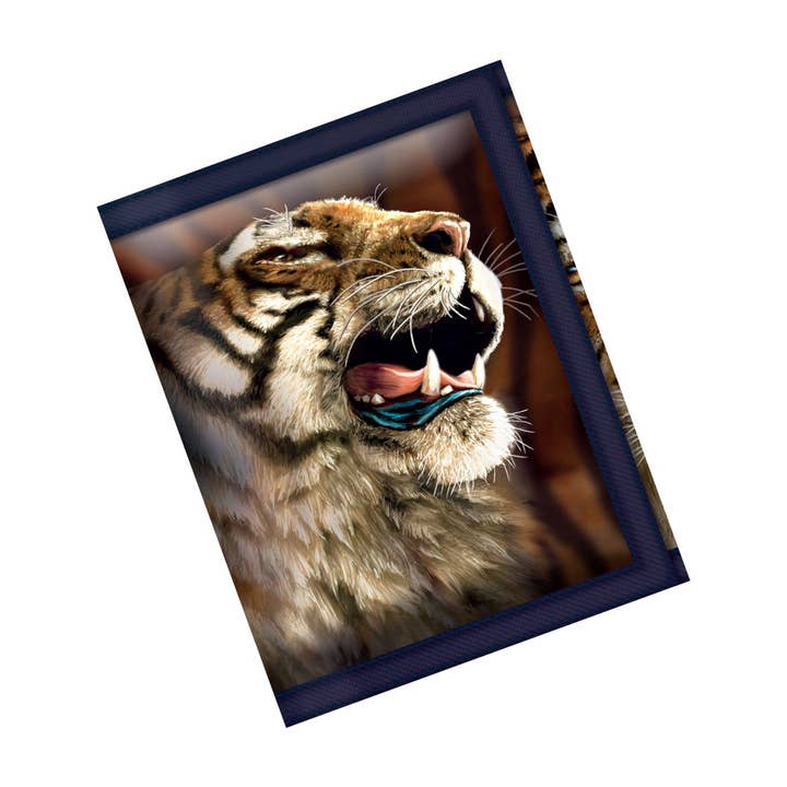3D LiveLife Wallets - Tiger Stripes for wholesale by Deluxebase
