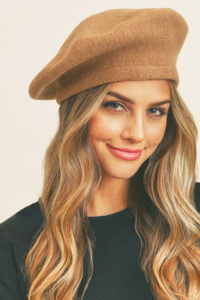 Hana – wholesale Beret – Women's – Stretchy Solid Color Beret65