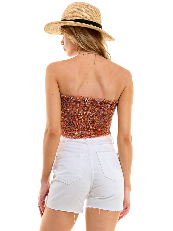 LOVING PEOPLE - Vendita all'ingrosso Camicetta - Donna - Crop top smock4