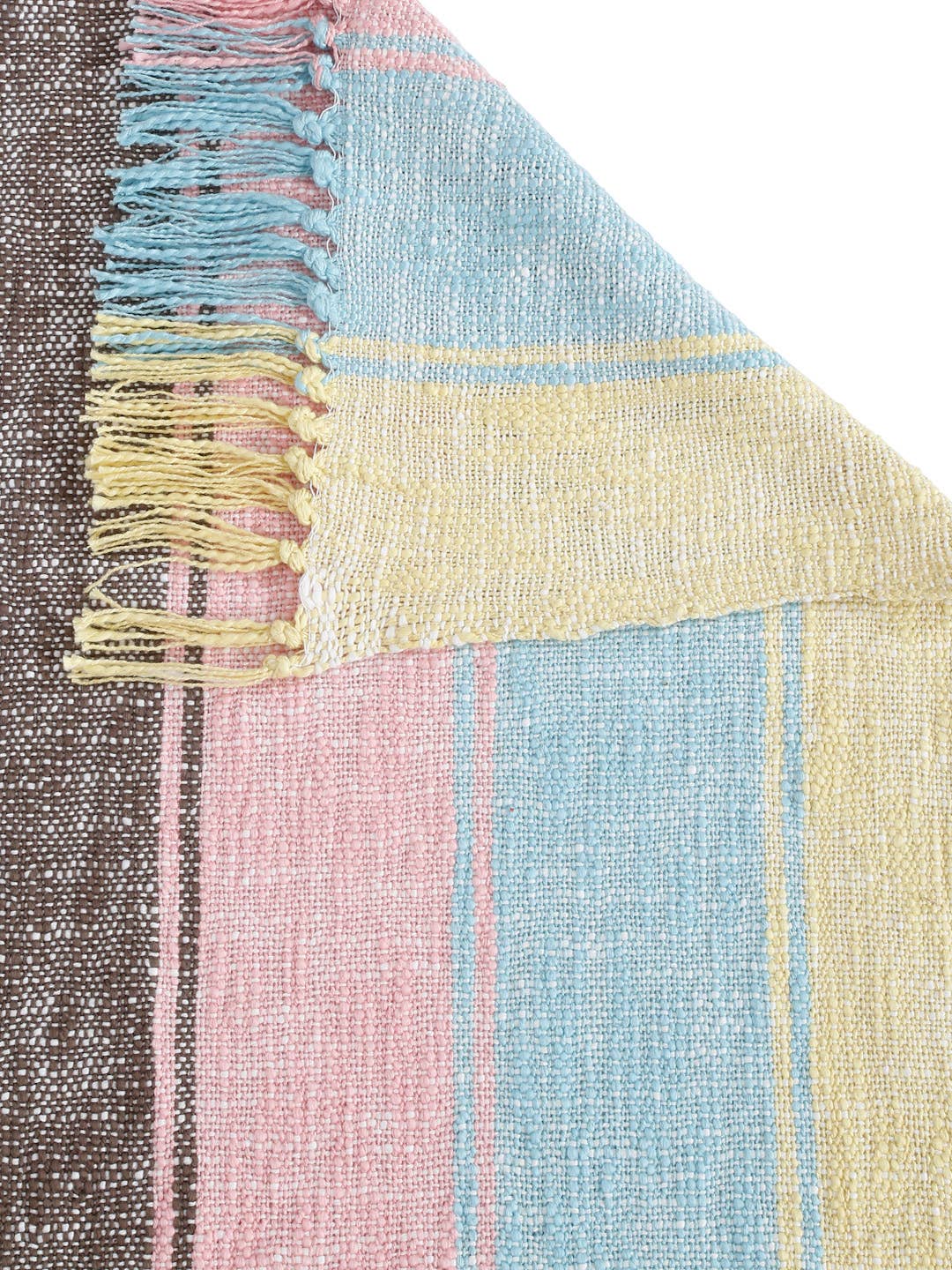 Eyda Homes - Wholesale Throw blanket - Handloom Cotton Throw Blanket | Earthy Multicolor Boho Throw1