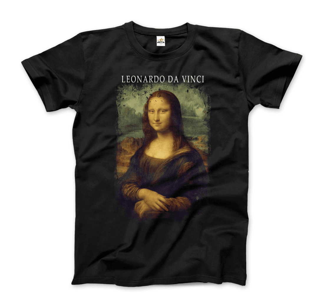 Art-O-Rama Shop - Wholesale Screen Printed T-Shirt - Unisex - Leonardo Da Vinci, Mona Lisa, 1503~1519 Artwork T-Shirt7