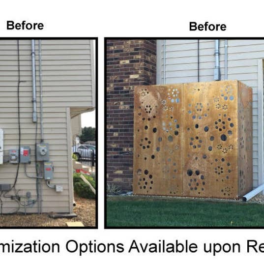 Rustica Ornamentals - Wholesale Outdoor ornament/decor - Metal Privacy Screens or Large Metal Wall Art8