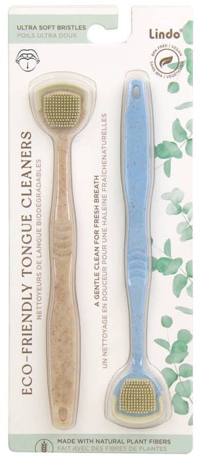 Lindo - Wholesale Tongue Scraper - Lindo Eco-Friendly Tongue Cleaner - 2pcs/pk2